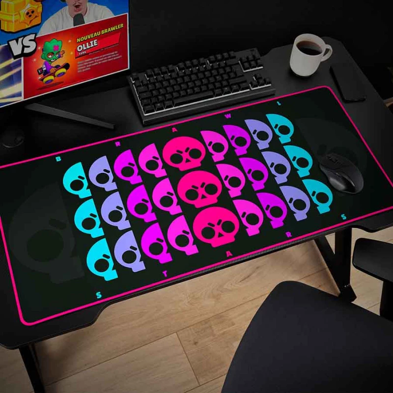 Subsonic Gaming pelėdų kilimėlis XXL Brawl Stars Skull Repeater