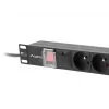 LANBERG PDU maitinimo skirstytuvas 1U, 16A, 7x 230V, 2m