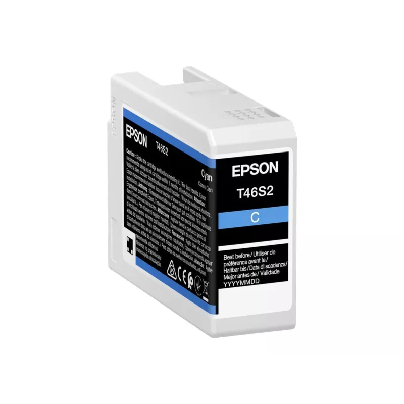 Originalus pigmentinis kasečių rašalas Epson UltraChrome Pro 10 T46S2 Cyan