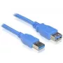 USB 3.0 prailginimo laidas A (vyriškas) / A (moteriškas) DeLOCK 82540 3m Mėlynas