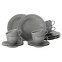 Porcelianinis kavos rinkinys SELECT Beat Color Glaze 6 asmenims, baltas