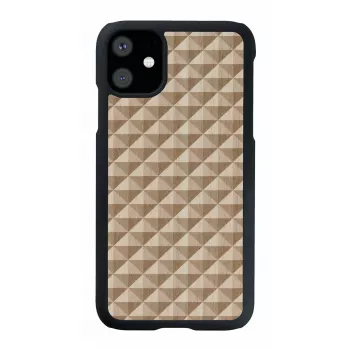 Dėklas iPhone 11 man and wood armor juodas – apsauginis dėklas su natūralia mediena