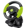 Laidinis žaidimų vairas ESPERANZA EG104, skirtas PlayStation 3 ir Xbox 360, juodas/žalias