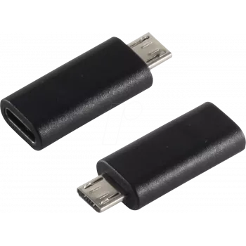 Adapteris lyties keitiklis ShiverPeaks BS14-05019 USB Micro-B į USB Type-C