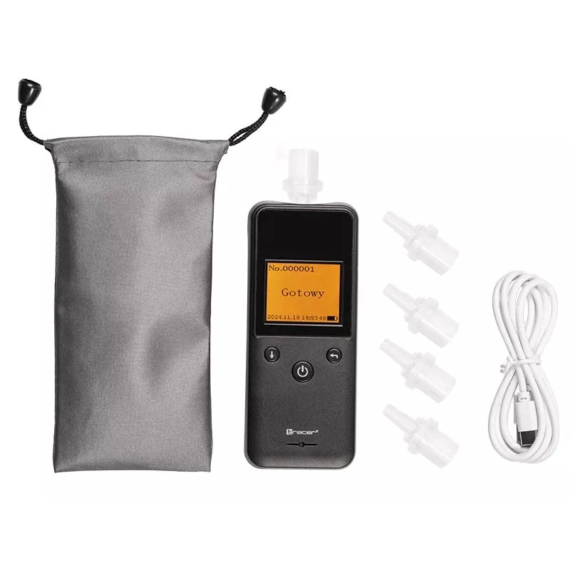 Tracer BreathEZ-2B puslaidininkinis alkotesteris, juodas