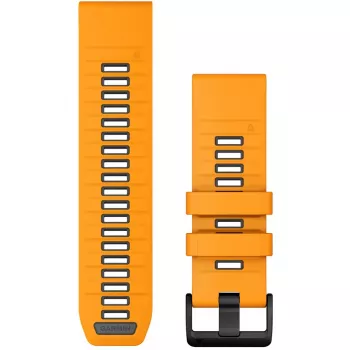 Garmin QuickFit 010-13393-01 silikoninis dirželis 26 mm, Graphite Orange
