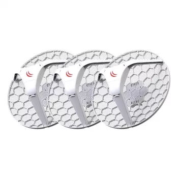 MikroTik RBLHG5KIT lauko belaidis įrenginys su integruota tinklelio antena