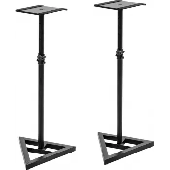 Monitorų stovas Omnitronic MO-5 dviem monitoriams, aukščio reguliavimas, tvirtinimas prie stalo