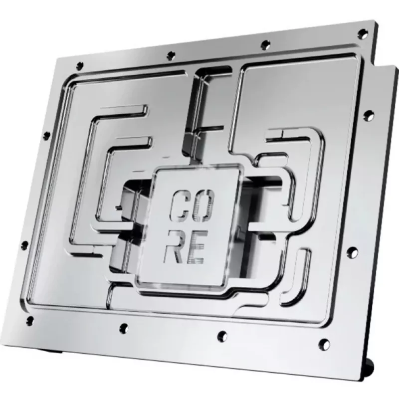 Alphacore Core GeForce RTX 5080 ARGB vandens blokas su galine plokšte