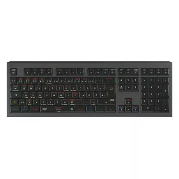 Logickeyboard LKB-OSX-A2M-DE klaviatūra USB QWERTZ vokiška juoda