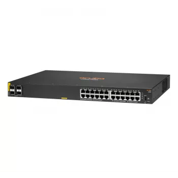 HPE Aruba Networking CX 6000 24G Class4 PoE 4SFP 370W valdomas tinklo jungiklis