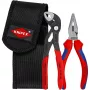 Mini replių rinkinys su diržo dėklu, KNIPEX, raudonai juodas, 2 vnt.