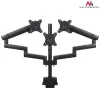 Maclean MC-811 – laikiklis trims monitoriams, tvirtinamas prie stalo