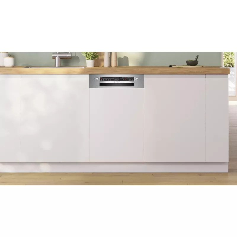 Indaplovė Bosch Serie 2 SPI2HKS42E pusiau įmontuojama siaura 45 cm, 10 komplektų, 5 programos, E klasė