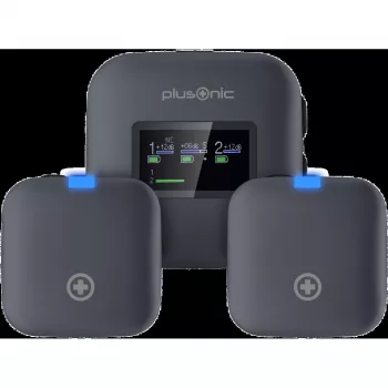 Belaidis mikrofonų rinkinys Plusonic PS-TDS8 su USB‑C, Lightning ir 3,5 mm jungtimis