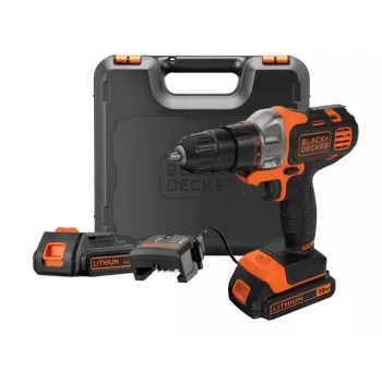 Gręžtuvas Black & Decker MT218KB 800 aps./min. Juoda, Oranžinė 1,46 kg