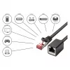 Goodconnections 8063VR-010S Ethernet Patch Cable Juodas