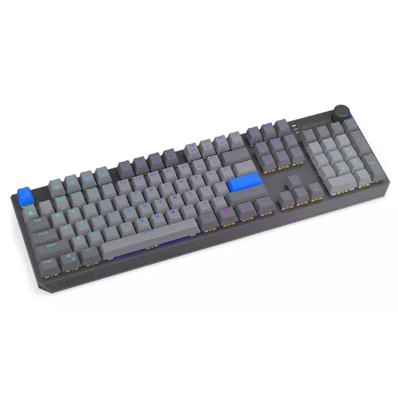 Belaidė klaviatūra ENDORFY Thock V2 — ergonomiškas išdėstymas, RGB apšvietimas, belaidis ryšys