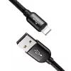 BASEUS Colorfone CAMLT-BSY01 USB laidas 1,2 m USB A 3 x USB C juoda, raudona, mėlyna