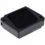 Alphacool NexXxos XT45 Radiatoriaus blokas – varis, plienas, juodas, 1/4 colio, 1,5 bar, 12 cm (14232)