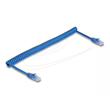 DeLOCK 90363 RJ-45 Cat6 tinklo kabelis 3,3 m mėlynas