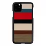 Apsauginis dėklas iš medžio ir polikarbonato iPhone 11 Pro Max – Corallina Black