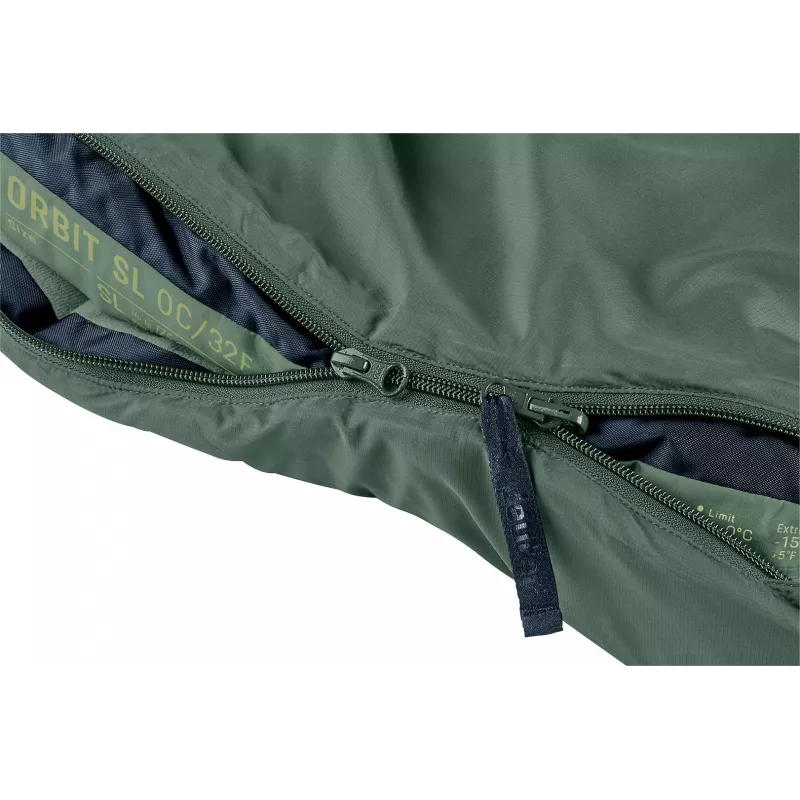 Miegmaišis DEUTER Orbit SL 0°C / 32°F suaugusiems, mumijos formos, PES ripstop audinys, plotis 740 mm, gylis 470 mm