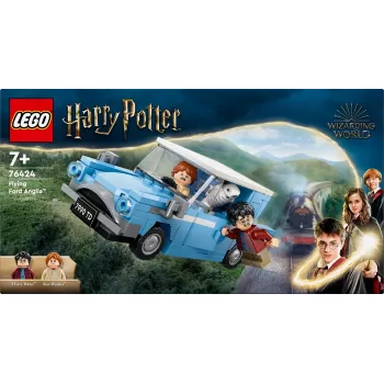 LEGO Harry Potter Skraidantis Ford Anglia automobilis – Statomas modelis su Roniu Visiniu ir Hedviga
