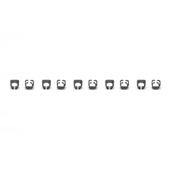DIGITUS - Kabelclips mit Farbcodierung - für Patch-Kabel - Schwarz (Packung mit 100) (A-CC-BL)