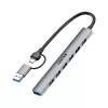 Unitek H1209AGY01 USB-A 5Gbps 7in1 USB mazgas