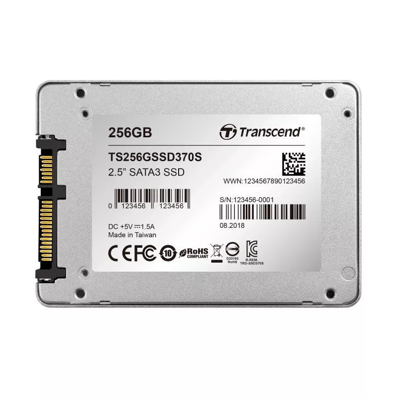 SSD diskas Transcend 256GB 2,5 colio SATA3 TS256GSSD370S