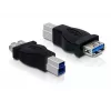 USB adapteris DeLOCK USB 3.0-B (kištukas) į USB 3.0-A (lizdas) 65179