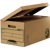 Fellowes 4472205 Dėžė dokumentams, juoda/ruda, stačiakampė, popierinė