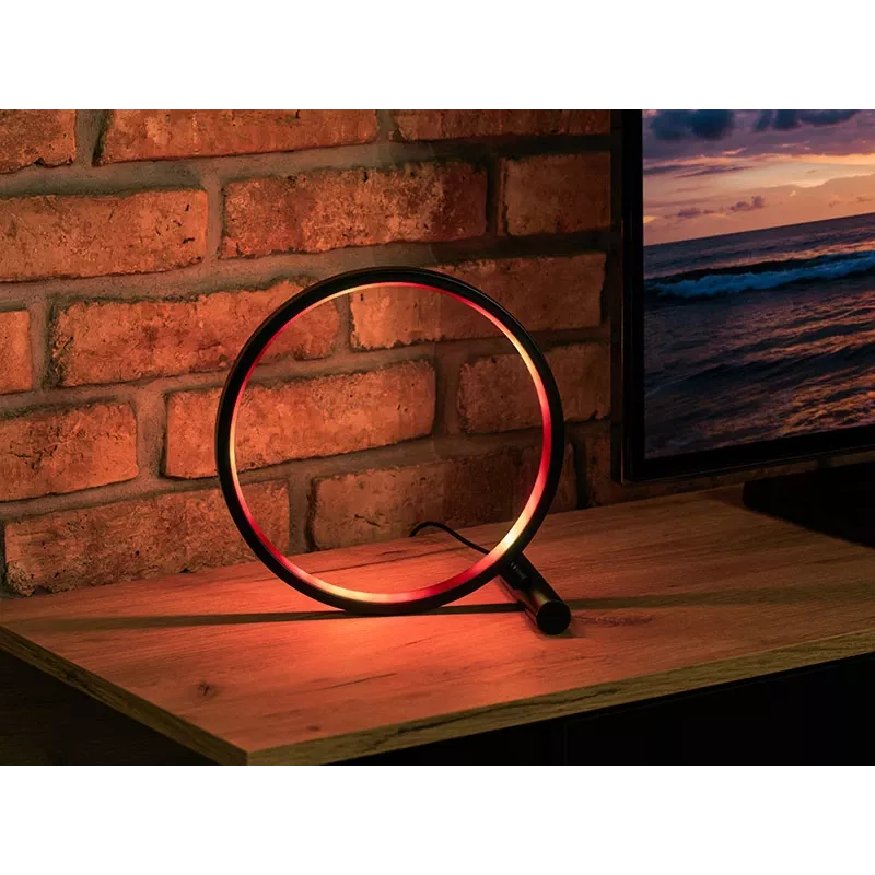 Stalinė lempa TRACER Ambience Smart Circle LED RGB – dekoratyvinis išmanusis LED apskritimas