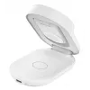 Belaidinis įkroviklis Belkin UltraCharge 25W Qi2 3 viename magnetinis įkroviklis EU baltas apvalus