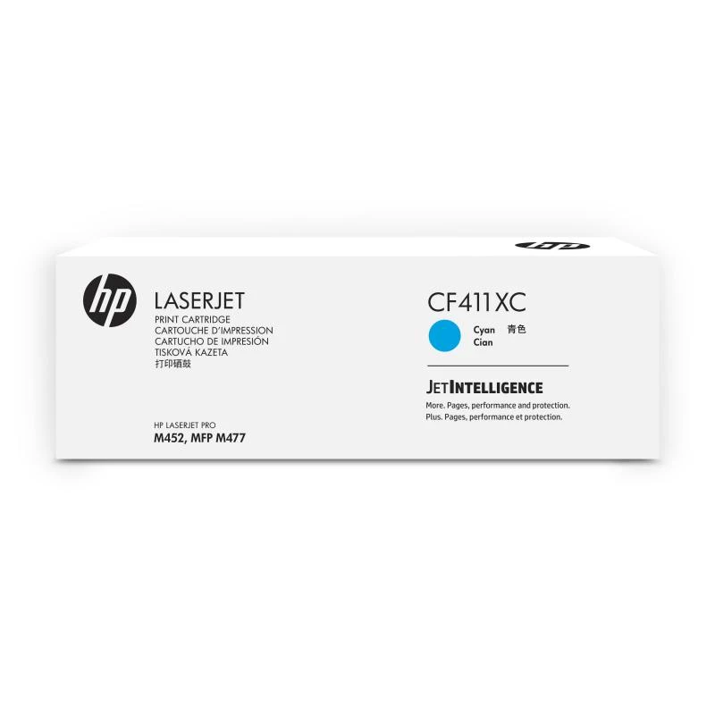 HP originalus kasetė 410X Cyan HC (CF411XC) – 5000 puslapių