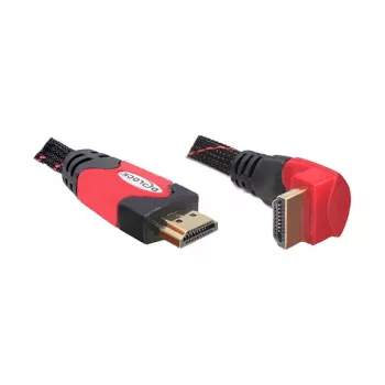 DELOCK HDMI laidas A-A kištukas/kampinis kištukas 2m