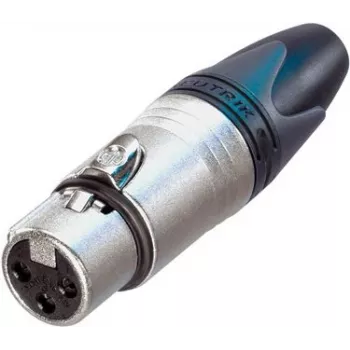 Neutrik XX Series NC3FXX – garso kištukas – 2,5 mm² – XLR3 (baltas)