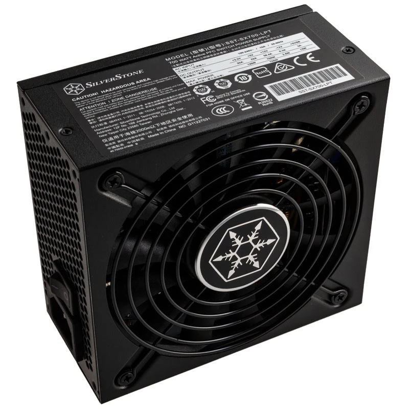Maitinimo blokas SilverStone SFX Series SX700-LPT V1.1, 700W, 80 PLUS Platinum, SFX-L, juodas