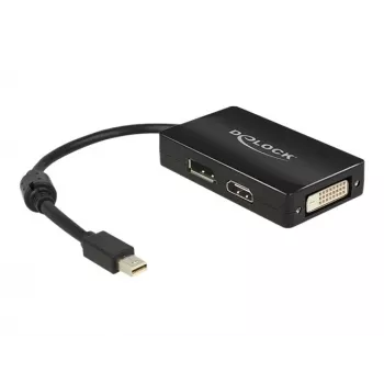Adapteris DeLOCK 0,16 m Mini DisplayPort → DisplayPort / HDMI / DVI-D