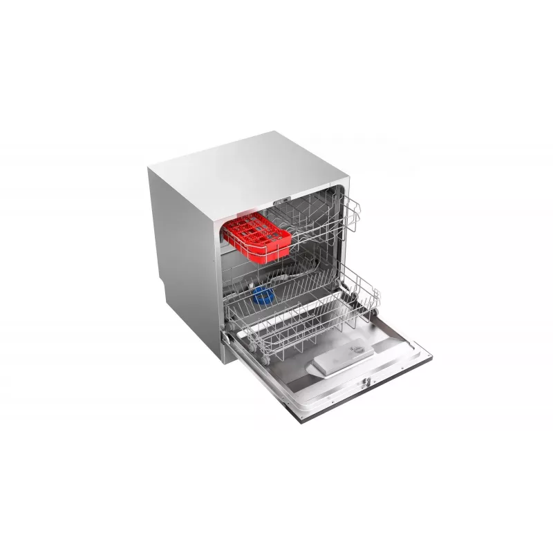 Indaplovė Toshiba DW-08T2EE(W)-PL, 8 komplektų, F energijos klasė, 49 dB, 55×59×50 mm
