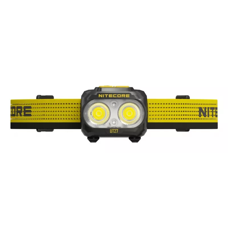 Nitecore UT27 MCT juodas, geltonas galvos žibintuvėlis LED