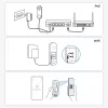 Reolink D340W – 5MP vaizdo durų skambutis su garsiniu signalu, 2,4/5 GHz Wi-Fi, asmens aptikimu, dvipusiu garsu, veikia su NVR