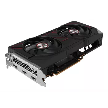 Vaizdo plokštė Sapphire Radeon RX 9060 XT 8GB GDDR6, 128 bitų, PCIe 5.0, 3320 MHz, 2x DP + HDMI