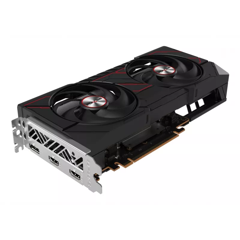Vaizdo plokštė Sapphire Radeon RX 9060 XT 8GB GDDR6, 128 bitų, PCIe 5.0, 3320 MHz, 2x DP + HDMI