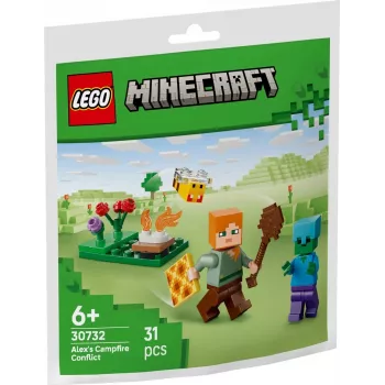 Bricks Minecraft 30732 Alekso stovyklavietės konfliktas