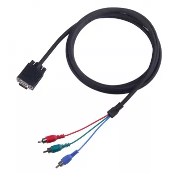 SBOX VGA-1022 VGA į 3×RCA laidas M/M 2 m