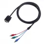 SBOX VGA-1022 VGA į 3×RCA laidas M/M 2 m