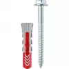 Fischer DuoPower 10x50 S kaištis su varžtu, 25 vnt.