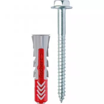 Fischer DuoPower 10x50 S kaištis su varžtu, 25 vnt.